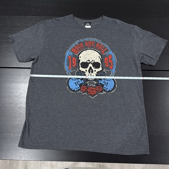 Rock and Roll Hall of Fame Grey T-Shirt with Skull Logo - 2XL - Picture 5 of 7
